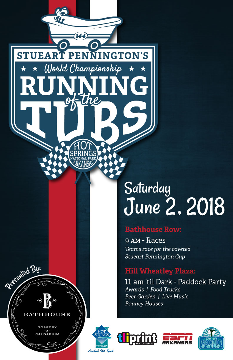 World Championship Running of the Tubs in Hot Springs, Arkansas