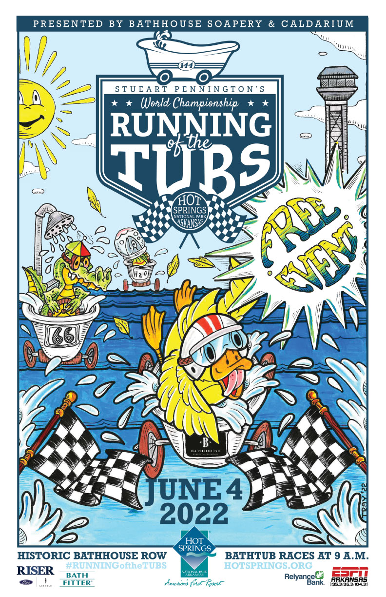 World Championship Running of the Tubs in Hot Springs, Arkansas