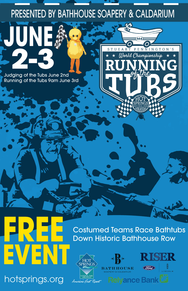 World Championship Running of the Tubs in Hot Springs, Arkansas