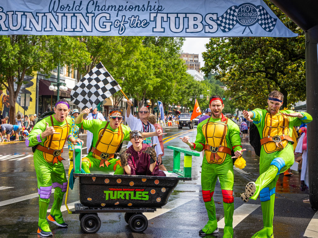 World Championship Running of the Tubs in Hot Springs, Arkansas