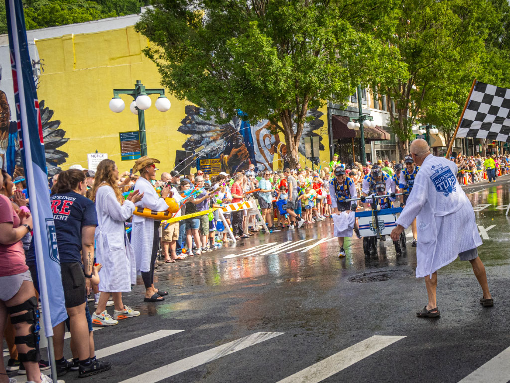 World Championship Running of the Tubs in Hot Springs, Arkansas